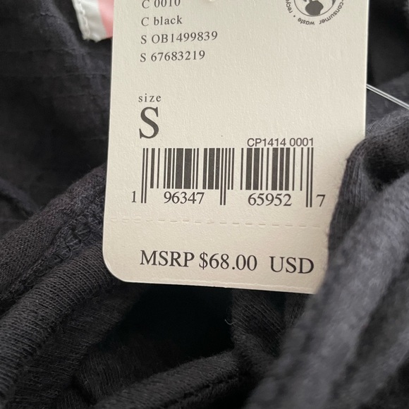 Free People Beach VIVI MINI Dress Cover Up Black Woman Small New Tags Coastal - Picture 11 of 15